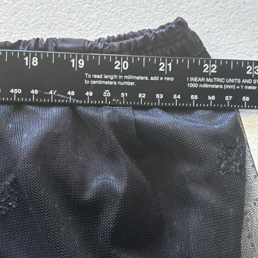 Witchy Whimsigoth Black Lace Midi Skirt 2-3X* Dark Romance Gothic Fairy Grunge - Picture 9 of 11